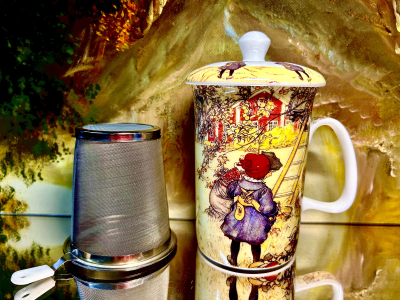 Deckeltasse Ashdene Carl Larsson