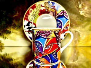 Gedeck 2 tlg. : Tasse + Untertasse Pierre Dissard