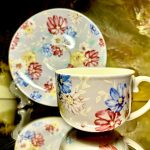 Gedeck 2 tlg. : Tasse + Untertasse