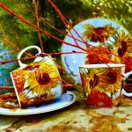 Set: 2 Espressotassen + 2 Untertassen Vincent van Gogh