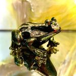 Pillendose Schmuckschatulle Frosch
