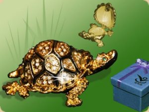 Pillendose Schmuckdose Schildkröte